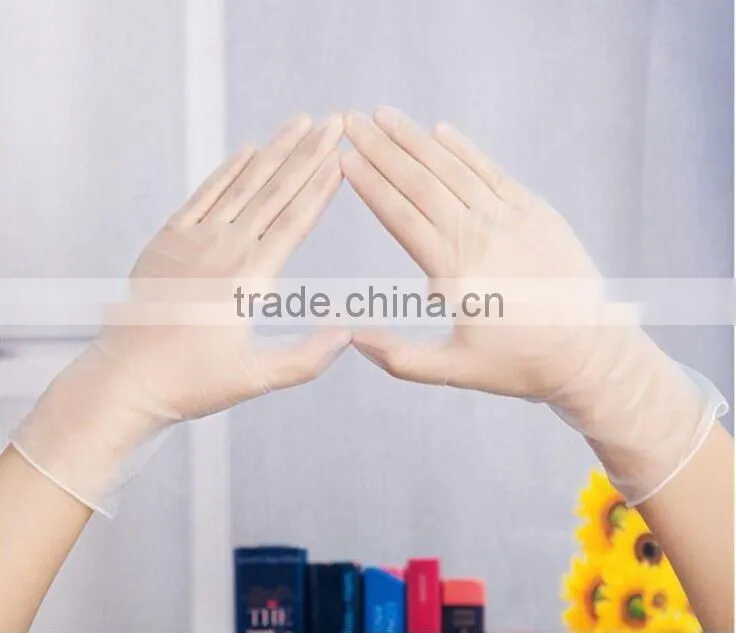 2016 New Type Food Grade Vinyl Glove with High Quality