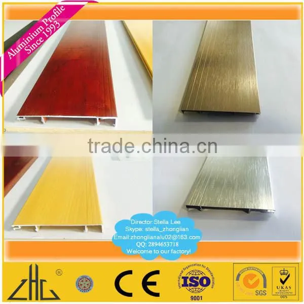 Wow!! wood grain aluminium price per kg/wood style aluminium extrusion profiles manufacturer/wood aluminium profile factory OEM