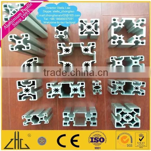 Wow!! Aluminum stair profile for cinema decoration /aluminium stair railing profile factory Foshan/ Aluminum profile for stepway