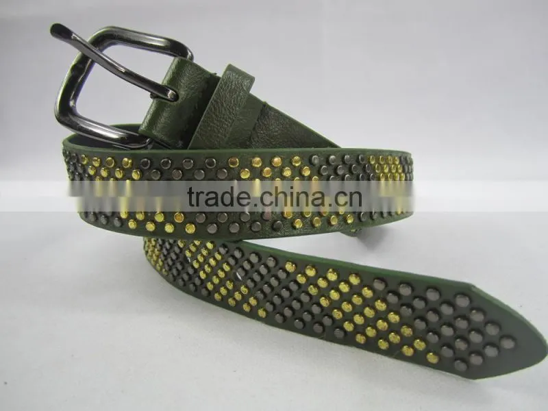 studded women fashion belt fashion metal belts
