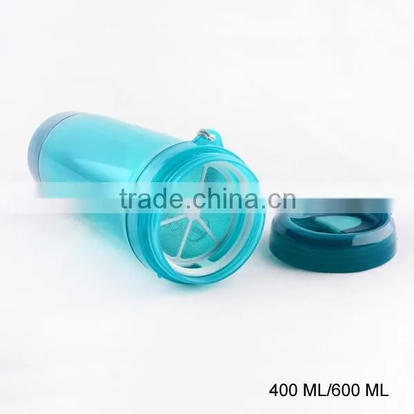 Hotsale LFGB Approved Double Wall Tea Mug Plastic With Portion Cup
