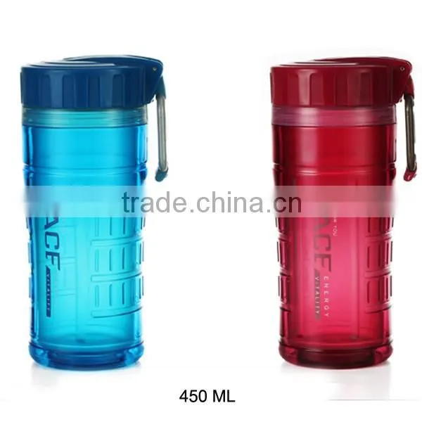 Plastic Type and Water Bottles Drinkware Type Bpa Free Reusable tea infurser bottle 14 OZ