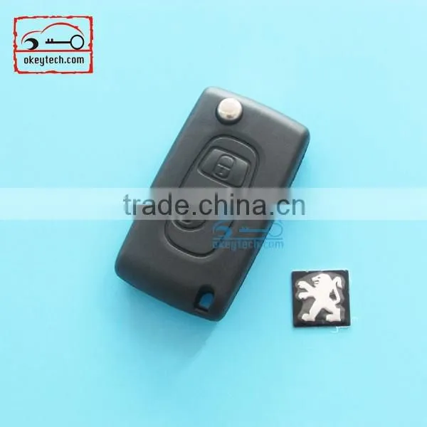 High Quatity Peugeot remote key for peugrot modified remote X key shell Car Key 2 button case