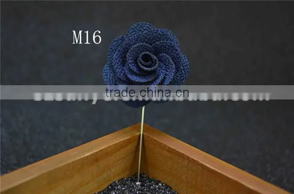 mens new design lapel flower pin for stock LAP001