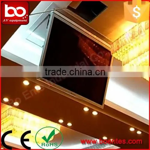 Conference TV System for Motorized Flip Down Type TV Lift Mechanism with Remote Control