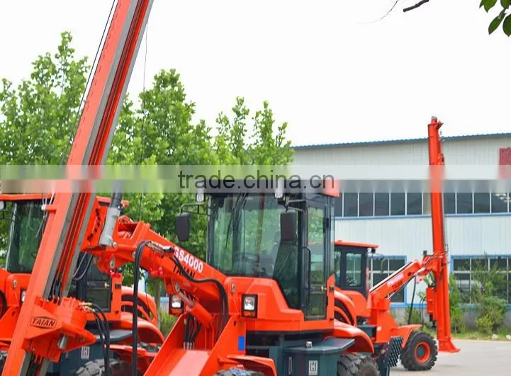 Solar pile driving Pile driving machine PD4000 Ground Screw Pile Driver