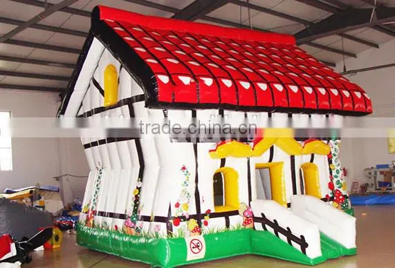 Happy house inflatable bouncer castle , air bouncer inflatable trampoline