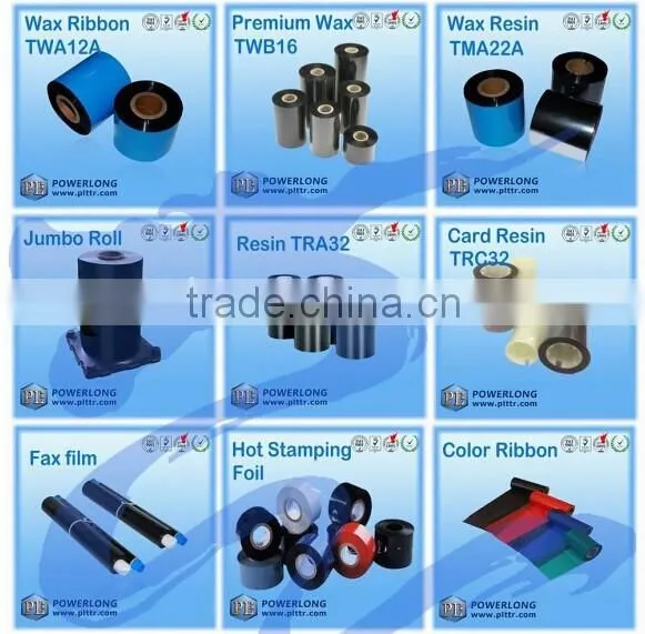 Top manufacturer thermal printer ink cartridge wax ribbon