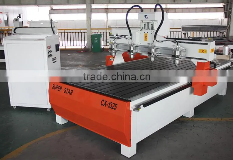 3D wood carving machine 3d relief engraving machine with 4 head