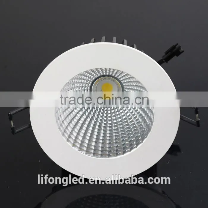 High CRI Recessed Round 12W LED COB Downlight with ce rohs