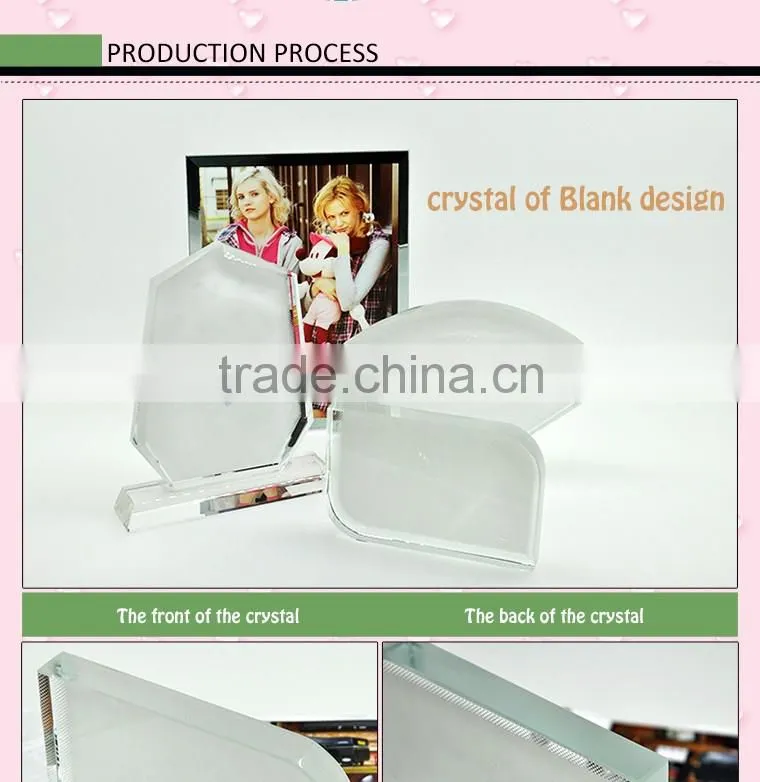 Freesub BSJ10A L120*H190*W40mm Big Ice Hill screen blank 3D sublimation personalized crystal
