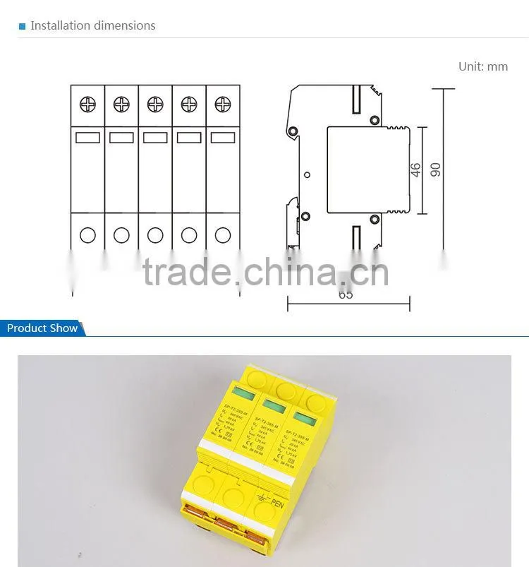 New Design Power Voltage Surge Protectors Lightning Protector