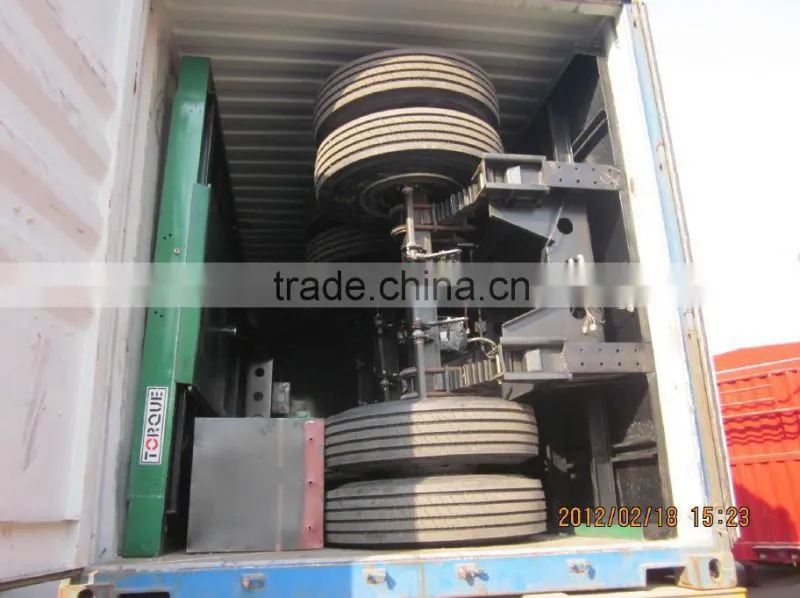 3 axle container trailer truck trailer made by SINOTRUK