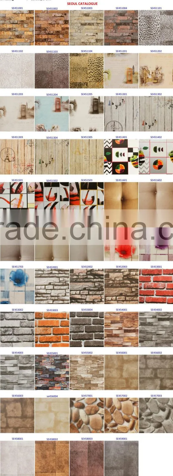 Brick Design 3D Brick Wall Paper PVC Wallpapers