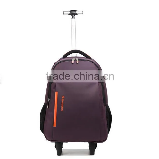 2015 Fashion Trolley Backpack With Wheels