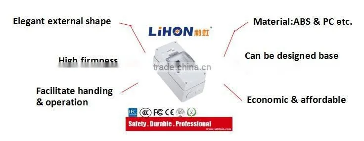 Outdoor used smart fire-prool power junction box