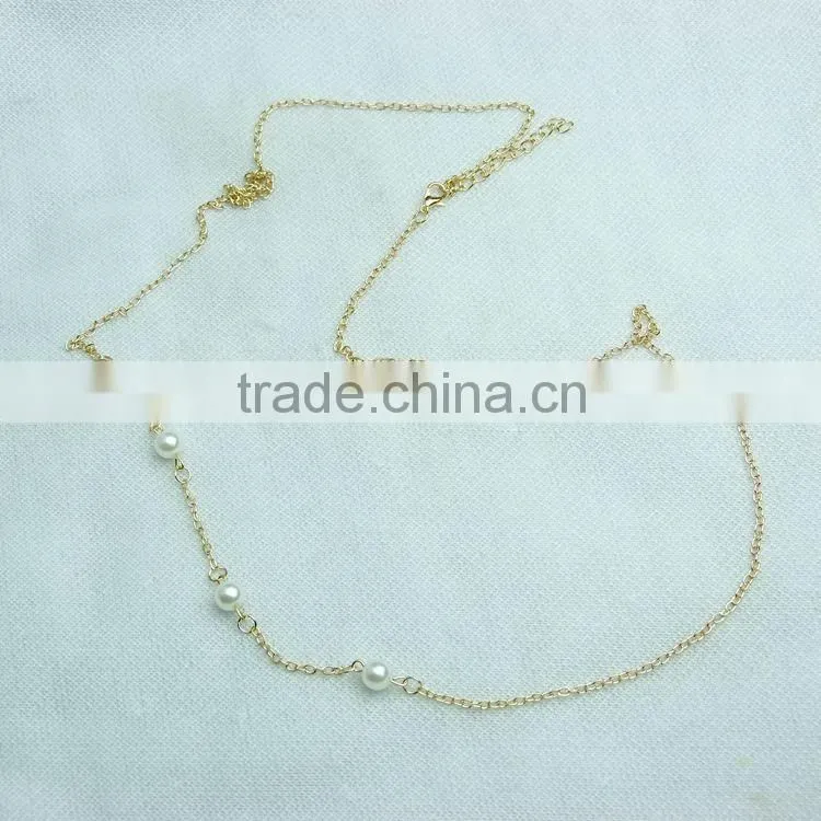 Pearl trendy simple sexy waist chain