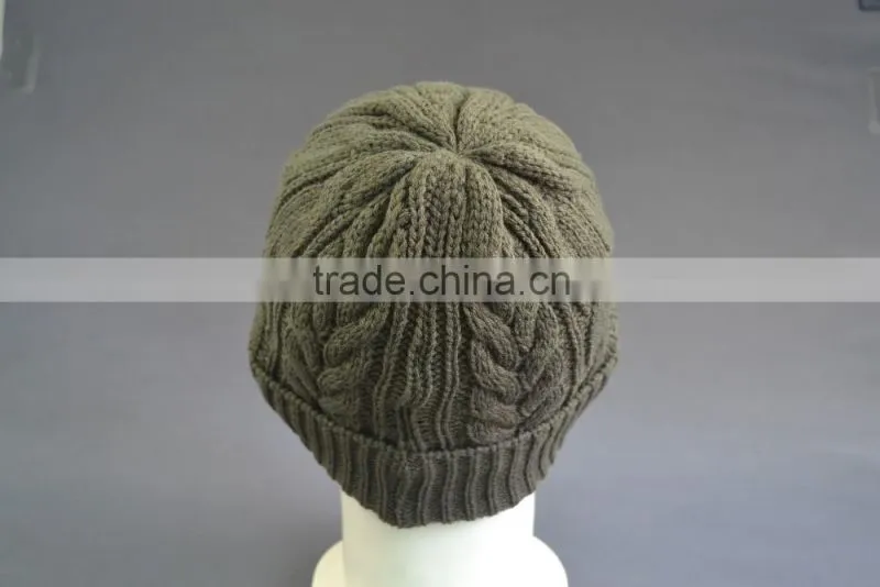 Custom cuff beanie hat