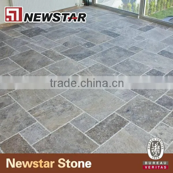 Newstar silver travertine pavers