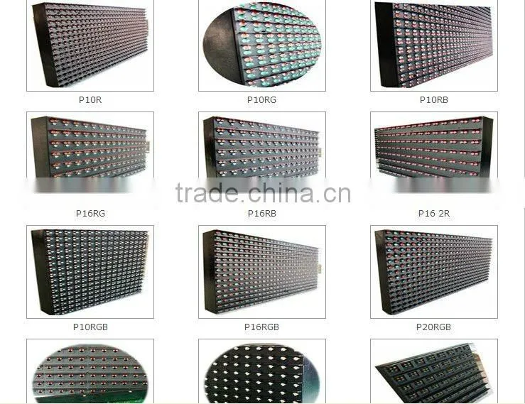 selling products Waterproof high quality stable quality p10 static virtual led display module