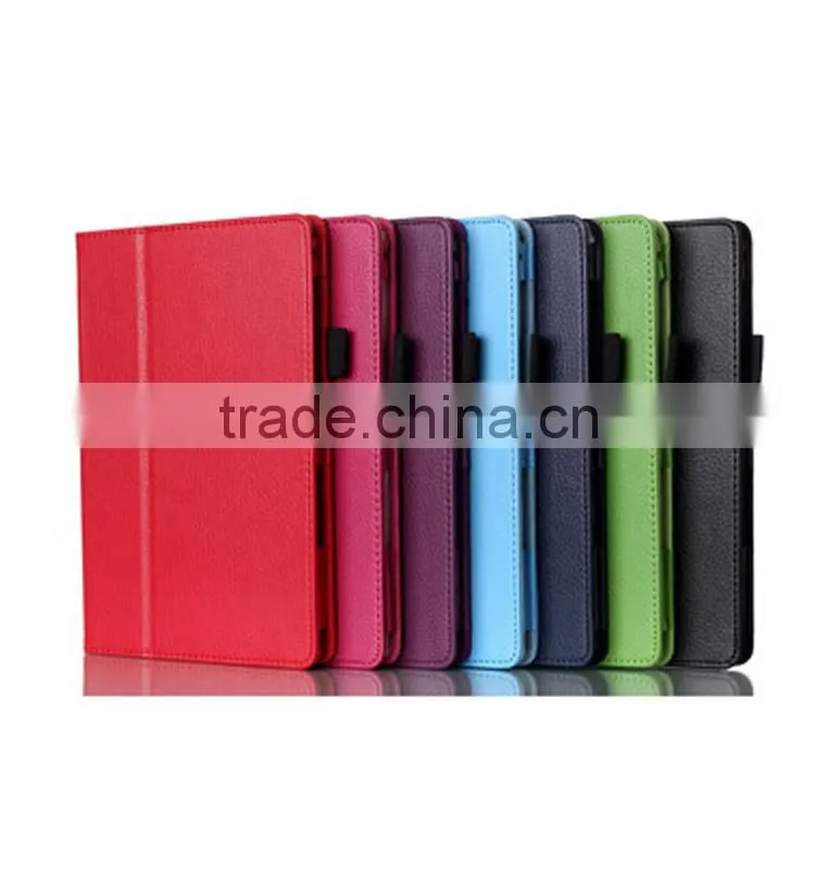 Book Style with Fold to Stand Feature Leather Case for google nexus 9