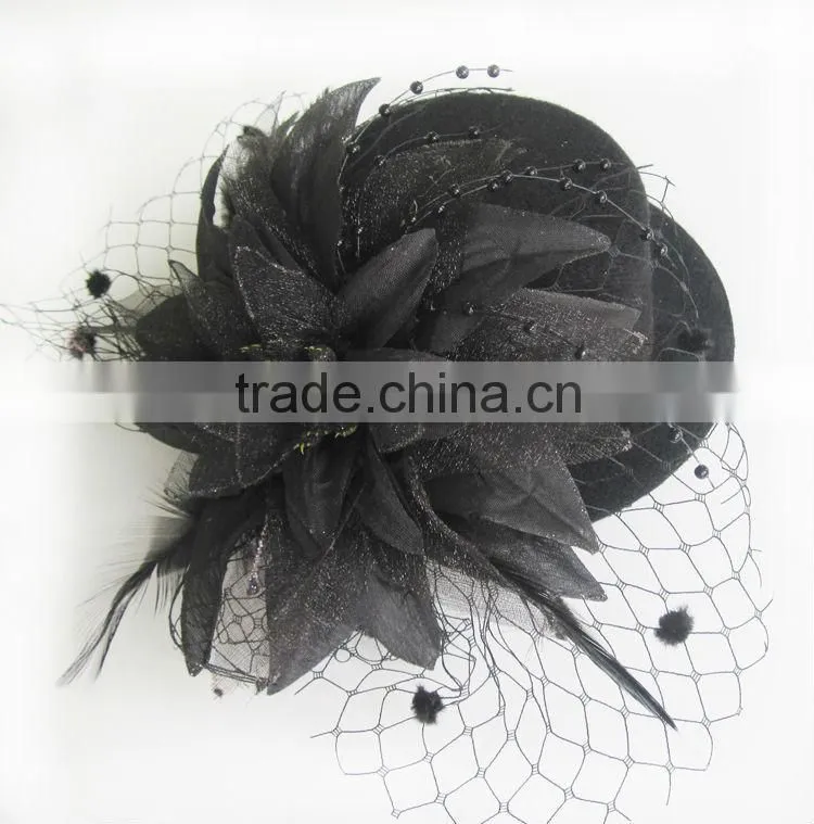 MYLOVE flower top hat with clips bridal fascinator MLXM029
