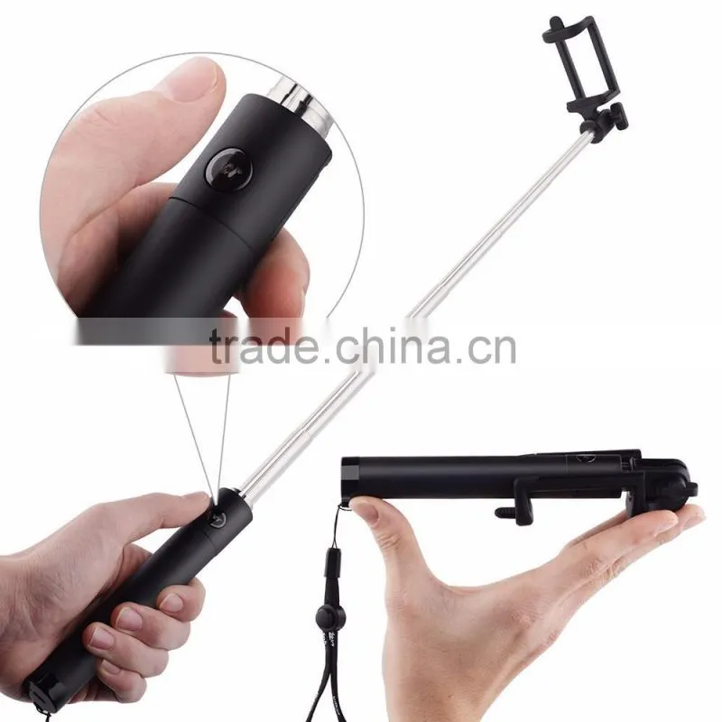 2015 New Mini Wholesale Selfie Stick with Bluetooth for Smartphone