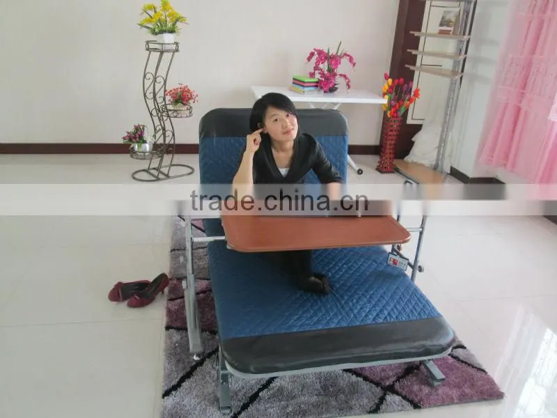 metal folding bed with cushion