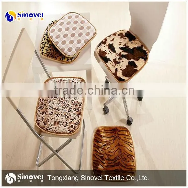 100% Polyester Animal Print Velvet Fabric for Toys