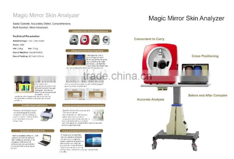 UV Light Skin Scope Face Skin Test Machine