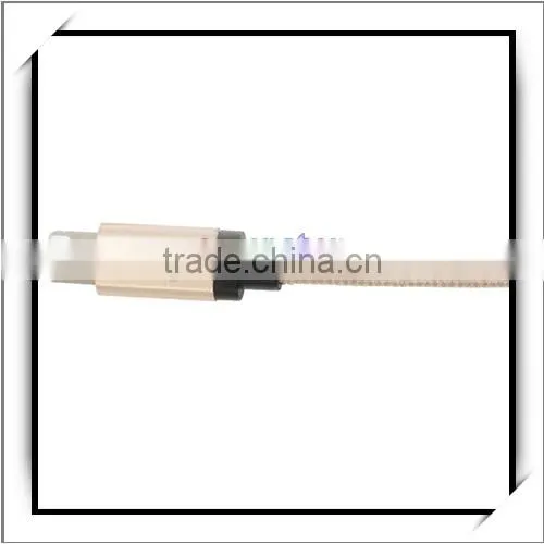 For iPhone For iPad USB Date Cable Transmission Cable Date Cable USB Cable 1M Golden
