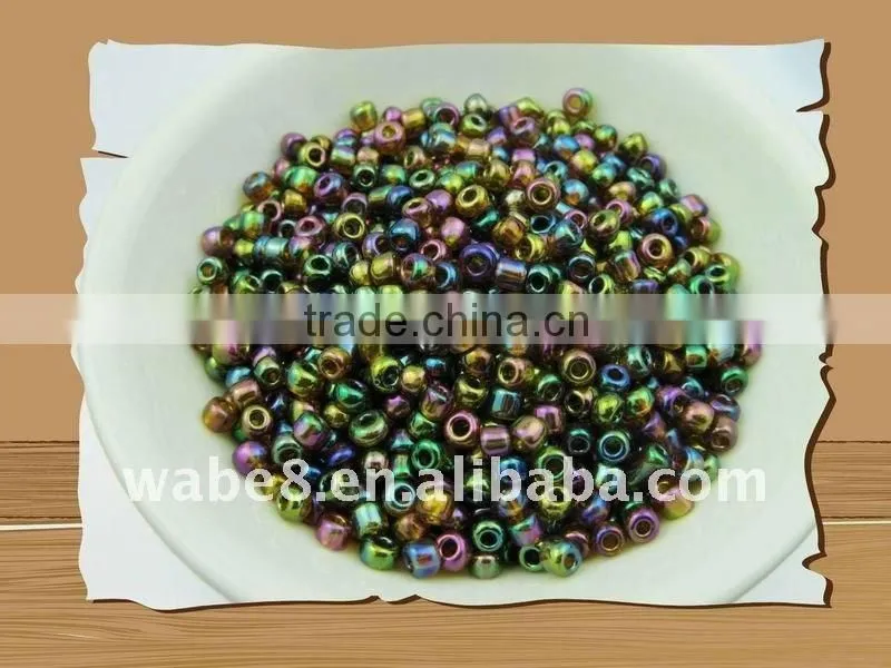 Colorful Small Glass Bead in Free shape UV Bead