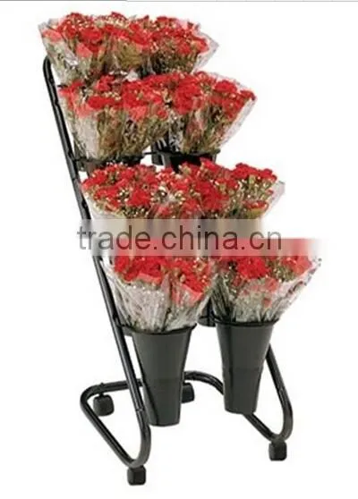 competitive metal flower display rack (factory)