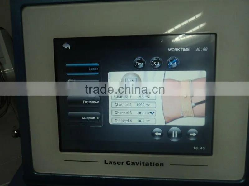 2012 hot vacuum body slimming laser cavitation machine