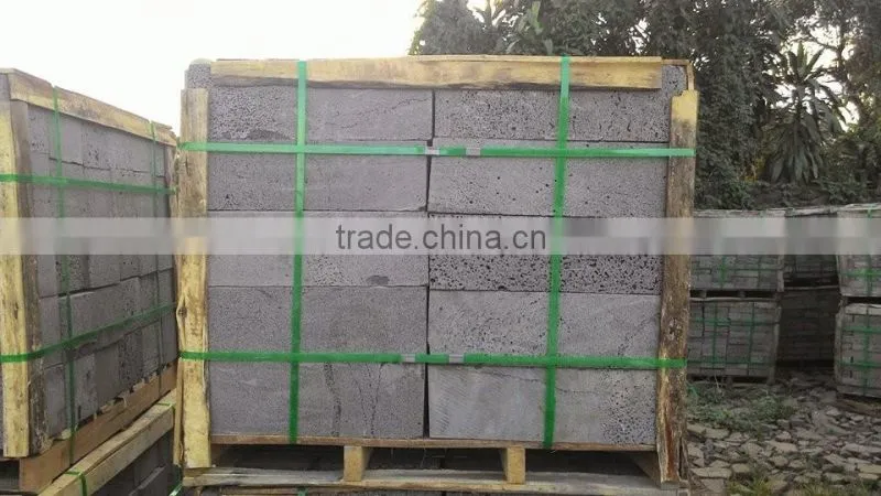 Basalt stone cube hand made