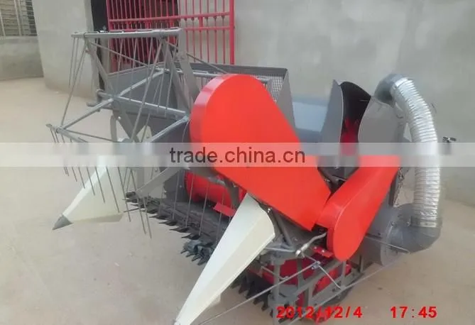 Mini type wheat combined harvester thresher