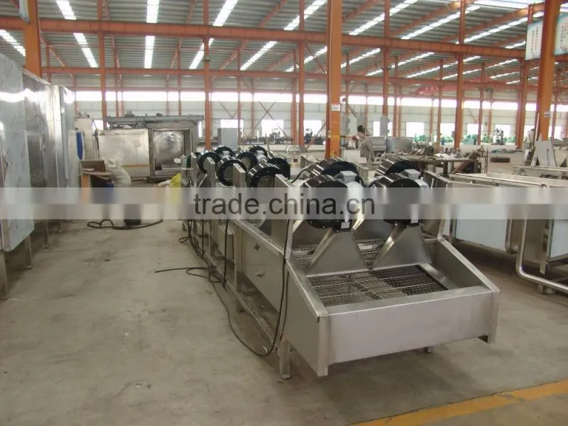 industrial fresh popcorn washing processing machine