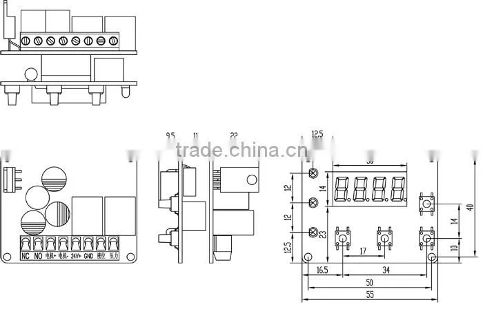 MR-24V-KT-1 automatic water level and pump controler