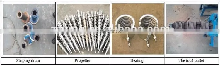 Professional sugarcane bagasse briquette machine