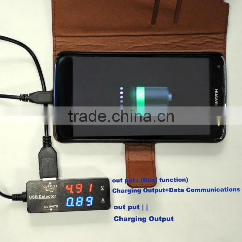 2017 Hot sales USB Power Current Voltage Amp Tester Mobile Charger For iPad