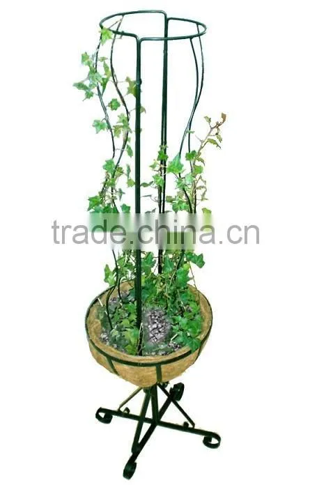 metal flower pot stand for garden planter