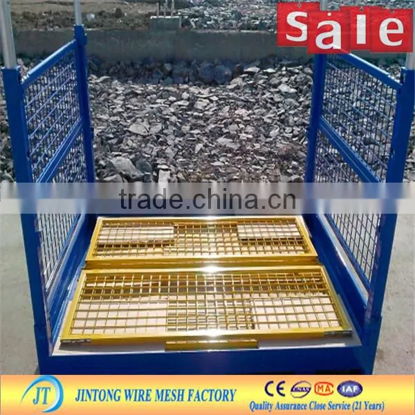 Folding Steel Wire Container Welded Wire Containers