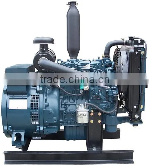 60Hz AC 10kw Portable Water-cooled Diesel Generator WIth Kubota Engine