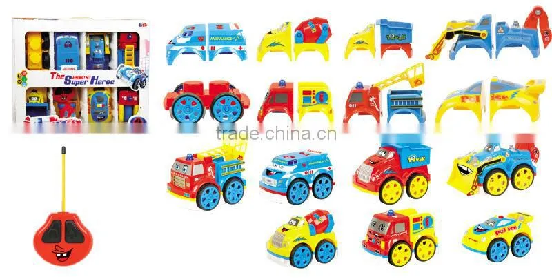 2 channels self assemble toys remote control dump truck