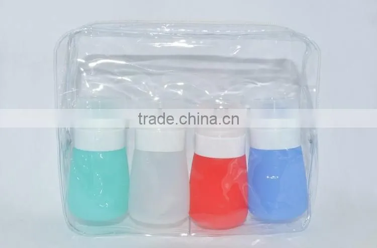 custom silicone travel bottle with big mouth MP4407