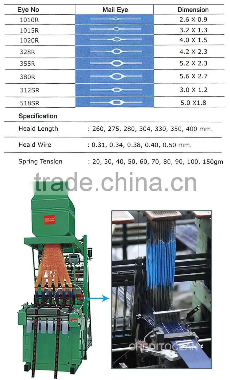 jacquard spring for needle loom