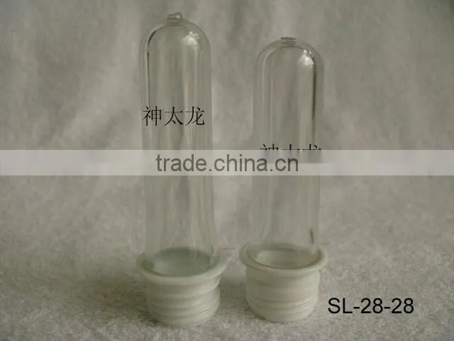 Cosmetic pet preform neck pco 28mm