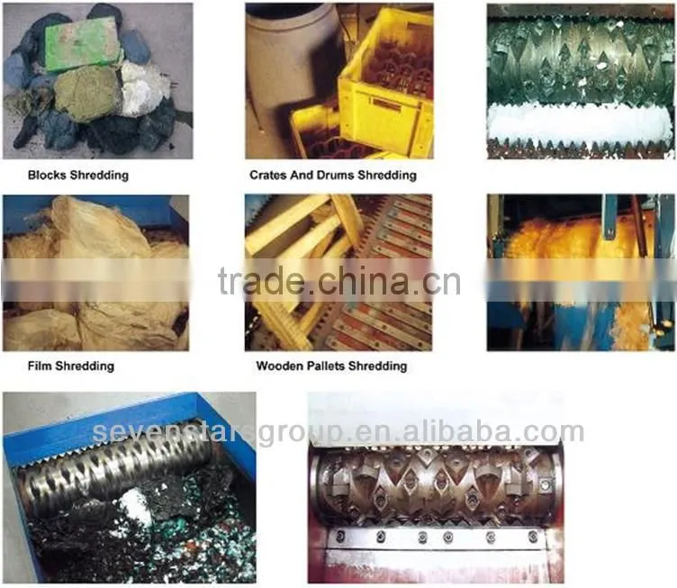 single shaft shredder/single shaft shreddering machine for plastic