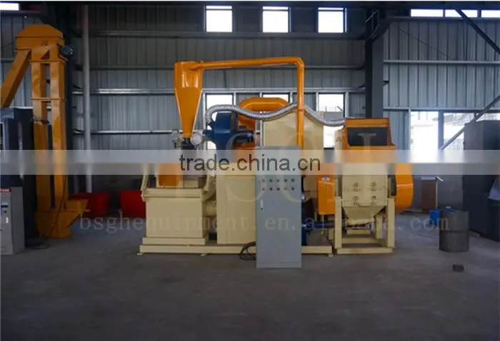 good quality used scrap wire granulator crusher recycling machine prices low
