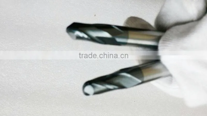 Two flutes ball nose end mill tungsten carbide dia6.0mm and 8.0mm end mill